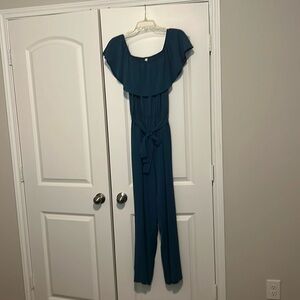 Women’s large blue jumpsuit romper